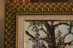 FRAMED ORIGINAL OIL EL TEMPLETE COLONIAL OLD HAVANA, CUBA ARTIST: HECTO VIDAL