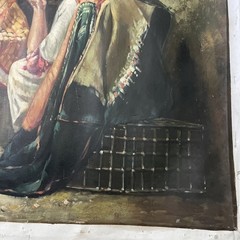 Vintage Orientalist School Oil On Canvas Painting Middle Eastern Moorish22″X27″