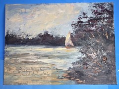 Evelyn Shelagowski regional American painter from Michigan who lived to be 100
