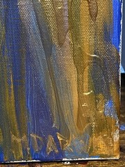 Original Acrylic art painting 36x24Inches hand painted And Signed By Artist