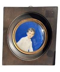 19th Century Portrait of a Boy Painting