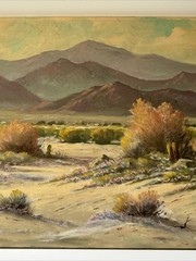Antique Palm Springs Painting California Desert Finest Large John Anthony Conner
