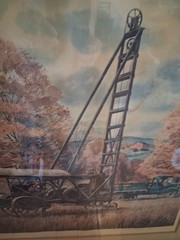 1976 KINLEY SHOGREN PRINT 18″ x 15″ „COUNTRY LIFE“ LIMITED EDITION, SIGNED