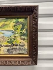 Vintage Malone Irish Landscape Oil Painting Gap of Dunloe Framed 8×10