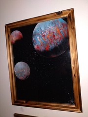 Paintings of Planets In Space