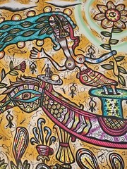 Acrylic/oil /Canvas by Guillermo.socarras cuban Art 125×90 Cm T: Cabalgata