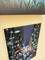 Cityscape 9×12 Canvas Print Mounted on Wood Panel Ready to Hang Art Decor
