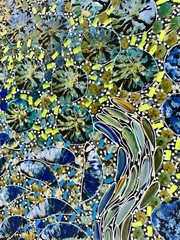 Rachael Nambula. Authentic Aboriginal Art. Size 90cm x 60cm,Pencil Yam