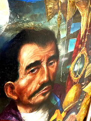 George Russin (American, 1910-2020), Original Masterpiece O/M „TAXCO VENDOR“!