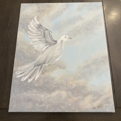 Original Acrylic Painting on canvas 16”x 20” COA Signed By Juan Corral