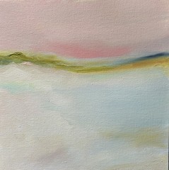 Original painting – STOP AND LINGER – landscape on linen
