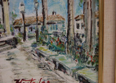 Original Hecto Vidal Oil Painting Glorieta Parque Guanajay Pinar Rio, Cuba 14×11
