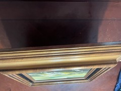 VTG Original Oil Painting Seascape Wave Ocean BEAUTIFUL Detailed Frame MCM