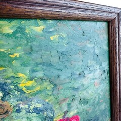 vtg B Ogden still life oil painting vegetables 11.5″ x 15.5″
