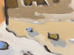 Contemporary One of a Kind Landscape Oil Painting 11×14 Aldo Cherres Art