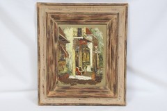 Myrl D’Arcy Painting Signed Original Oil Framed -French Quarters New Orleans