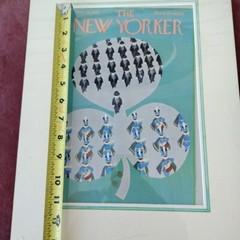 New Yorker magazine March 1956 Irish St Patrick’s Day, Life 1915 Cover Art Lot