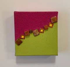 Original Painting Mixed Media Minimalist Modern Art Geometric Susan Grijalva
