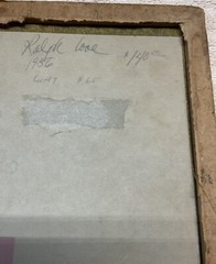 Watercolor By Ralph Love 18”X15” 1956
