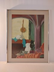 Vintage Still Life Artwork Signed And Dated By The Artist Nicely Framed.RARE!