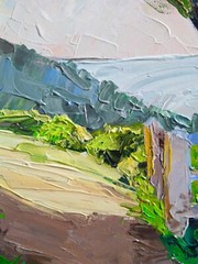 Original Acrylic Painting Impasto Interior Painting Summer Landscape Wall Art