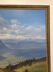 Wolfgang Heinz 20th Century German Realist Alpine Landscape Artist Oil Painting