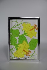 Sharie Hatchett Bohlmann Set 3 Original Signed Floral Paintings Framed MCM