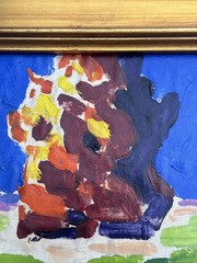 CONRAD BUFF PAINTING LANDSCAPE MODERNIST EXPRESSIONIST LISTED FAMOUS SMALL GEM