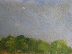 Carmel Coast Impressionist Painting J Adams 1971 Seashore Cliffs 10″ x 14″