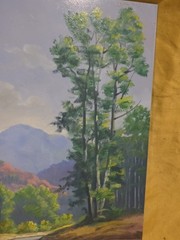WINDBERG TECHNIQUE!! SIGNED D MILLER LANDSCAPE OIL ON WINDBERG ART PNL MUST SEE!