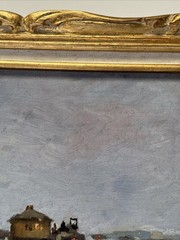 ANTIQUE FRENCH IMPRESSIONISM PAINTING LANDSCAPE MASTERFUL 1910’S CLAUDE FIRMIN