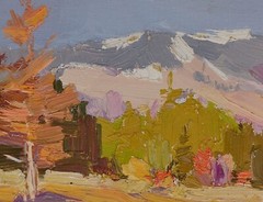 Etude 59, 20×25 cm, Cardboard, Painting by Shandor Alexander