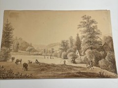 JOHAN CHRISTIAN KLENGEL PAINTING ANTIQUE FAMOUS 18TH TO 19TH CENTURY OLD MASTER