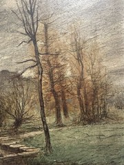 René Ligeron (1880-1946) Oil: Landscape Of Île-De-France Paris French School