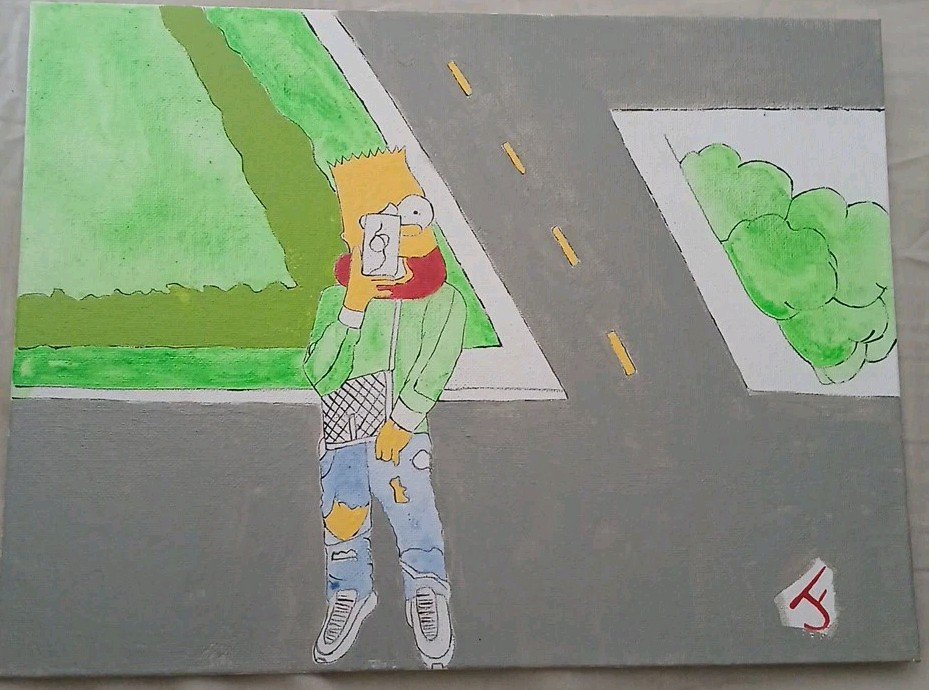 Bart Painting 12×9