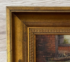 Antique oil painting original framed
