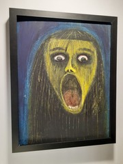 Oil pastels on heavy paper ( 11×14) by artist