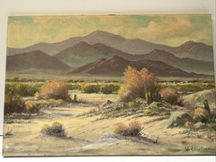 Antique Palm Springs Painting California Desert Finest Large John Anthony Conner