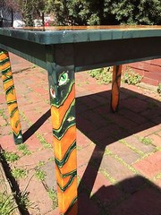  Hand Painted Table_Cavern of the Quiet Mind_Original Art_Creative Furniture