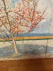 Oil Painting Triptych Original Reproduction Barbara J Koivisto Van Gogh 75×35”