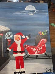 Folk Art Painting 20″ x 16″