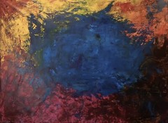 Mark Little Original ￼Professional Painting 84”X62” (7 Foot) Abstract Modern XL