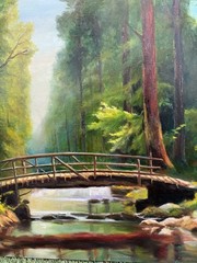 Original Painting oil,36×24 inches, Wall Art Decor, Home Decor, Handmade Gift
