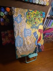 Original Painting Bart Gets His Soul Blown Out Simpsons Weird Lowbrow Ghost Tree
