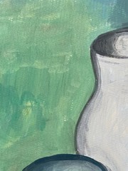 Original Painting Italy Jug Still Life Carlo Carra Pot Vase Italian Art D56