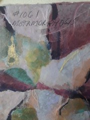 Mixed Media on Paper Board Matted Original by Don Trout 7.5 x7.5 „Metamorphosis“