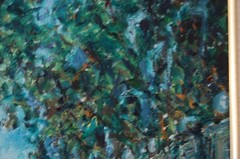 ORIGINAL FRAMED OIL VEDADO TREE LINED STREET OLD HAVANA CUBA ARTIST: HECTO VIDAL
