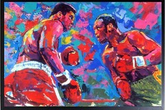 Muhammad Ali Frazier Fight Century Textured 36H X 24W Canvas Framed 795 Now 295