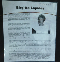 Noted Swedish/ American Birgitta Lapides fine original mixed media