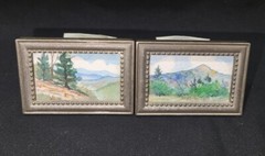 Minature Watercolors New Hampshire Albany Madison Mt. Chocorua Boulder Loop 4691